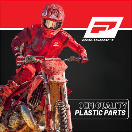 Polisport 8558400001 Rear Fender for GasGas EX 250/350 / EX 250F/350F/450F (22-23) & MC/MC-F (21-23) – OEM‑Style Durable Red Motocross Rear Mudguard
