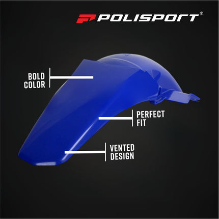 Polisport 8561400002 Rear Fender for Yamaha YZ250F YZ450F 2003‑2005 – OEM‑Style Durable Blue MX Rear Mudguard