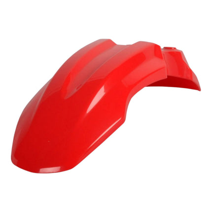 Polisport Motocross (MX) Front Fender for Honda CRF50F(2004--2026) - Dirt Bike - OEM Quality, Durable Gloss Polypropylene (DGP), Flexible & Perfect Fit - Red