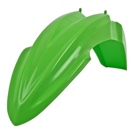 Polisport Motocross (MX) Front Fender for Kawasaki KX85/100/112(2014-->) - Dirt Bike - OEM Quality, Durable Gloss Polypropylene (DGP), Flexible & Perfect Fit - Green