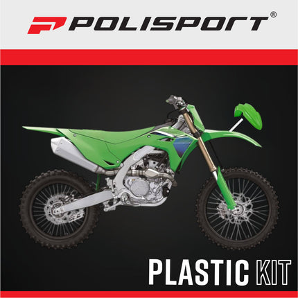 Polisport Motocross (MX) Front Fender for Kawasaki KX85/100/112(2014-->) - Dirt Bike - OEM Quality, Durable Gloss Polypropylene (DGP), Flexible & Perfect Fit - Green