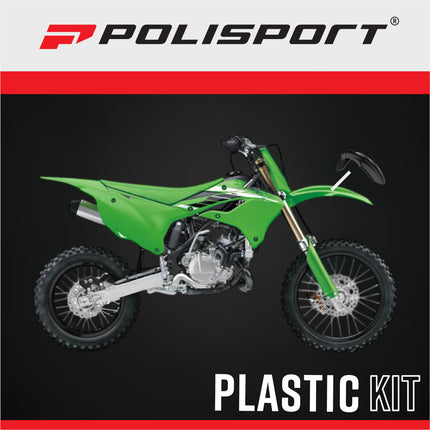 Polisport Motocross (MX) Front Fender for Kawasaki KX450F (2016-2026) KX250F (2017-2026) Dirt Bike - OEM Quality, Durable Gloss Polypropylene (DGP), Flexible & Perfect Fit - Black
