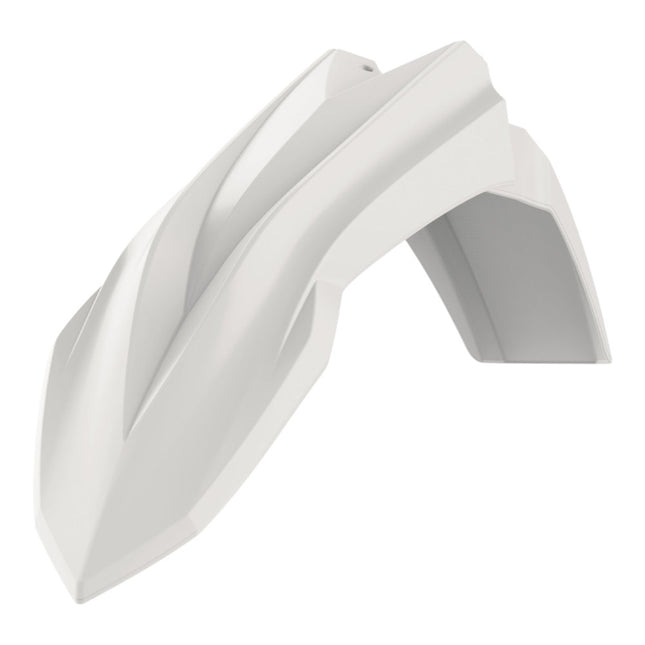 Polisport Motocross (MX) Front Fender for Beta  X-Trainer, RR 4T, RR 2T (20-26) & RR X-Pro / Race (25-26)  Dirt Bike - OEM Quality, Durable Gloss Polypropylene (DGP), Flexible & Perfect Fit - White