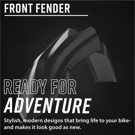 Polisport 8585200002 Front Fender Fits Beta RR 2T/4T &  X-Trainer 2020‑Onward, RR X-Pro 25-26 – Black OEM‑Style Replacement Durable Injection‑Molded Motocross Front Fender