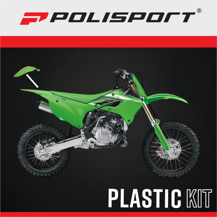 Polisport Motocross (MX) Rear Fender for Kawasaki KX 450F (2026) OEM Color - Dirt Bike - OEM Quality, Durable Gloss Polypropylene (DGP), Flexible & Perfect Fit - Green