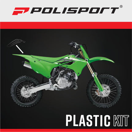 Polisport 8590300002 Rear Fender Fits Kawasaki KX450F 2024 –25 Black OEM‑Style Replacement Motocross Rear Fender Durable Injection‑Molded Plastic