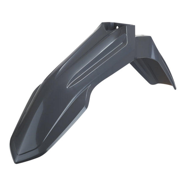 Polisport Motocross (MX) Front Fender for Sherco SE-R / SEF-R (2024+) - Dirt Bike - OEM Quality, Durable Gloss Polypropylene (DGP), Flexible & Perfect Fit - Grey