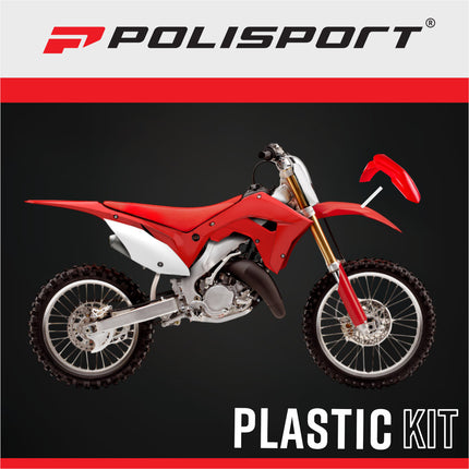 Polisport Motocross (MX) Front Fender for Honda CRF450R (2021->) 250R/RX/CRF (2022->) Dirt Bike - OEM Quality, Durable Gloss Polypropylene (DGP), Flexible & Perfect Fit - Red