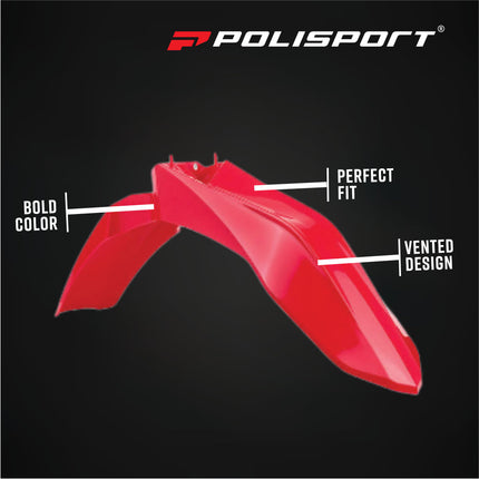 Polisport 91030 Replica Plastic Kit for Gas Gas EC, EC-E, EC-F 2018-2020 & MR250/MR300 2021-2026 OEM Red/White – Bodywork Set with Fenders, Scoops, Side Panels, Headlight Mask and Fork Guards