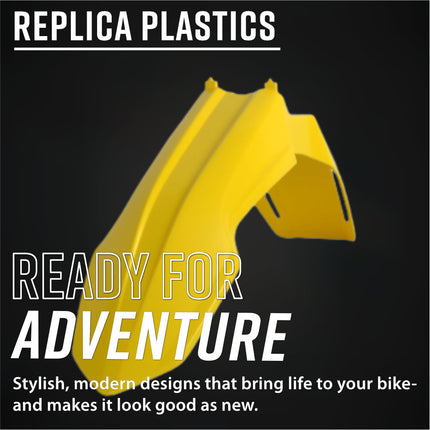Polisport 91426 Full Plastic Kit for Suzuki RM-Z250 2010-2018 OEM 2017 Yellow/Black – Complete Bodywork Set with Fenders, Radiator Scoops, Side Panels, Number Plate and Fork Guards