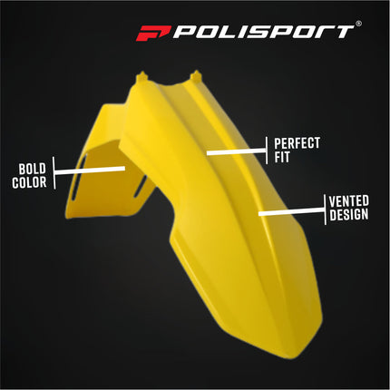 Polisport 91426 Full Plastic Kit for Suzuki RM-Z250 2010-2018 OEM 2017 Yellow/Black – Complete Bodywork Set with Fenders, Radiator Scoops, Side Panels, Number Plate and Fork Guards