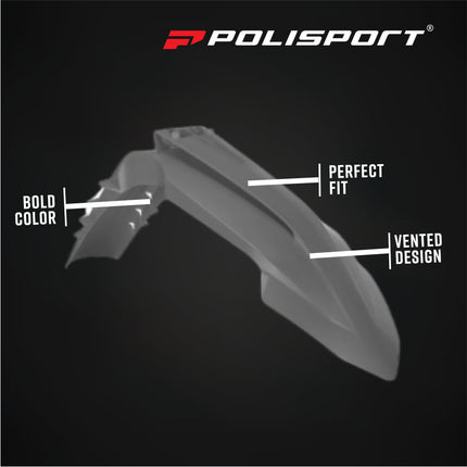 Polisport Motocross (MX) Full Plastic Kit for KTM EXC/EXC-F/XC-W/XC-FW (2024->) - Dirt Bike - OEM Quality, Durable Gloss Polypropylene (DGP), Flexible & Perfect Fit - Nardo Grey