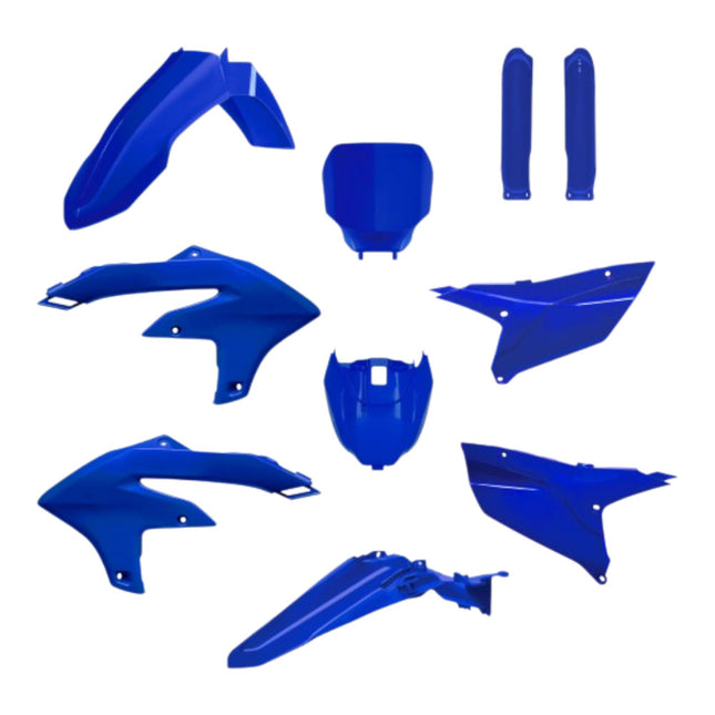 Polisport 91651 Full Replica Plastic Kit for Yamaha YZ450F 2023-2025 & YZ250F 2024-2026 - OEM Color Match Dirt Bike Bodywork - Blue