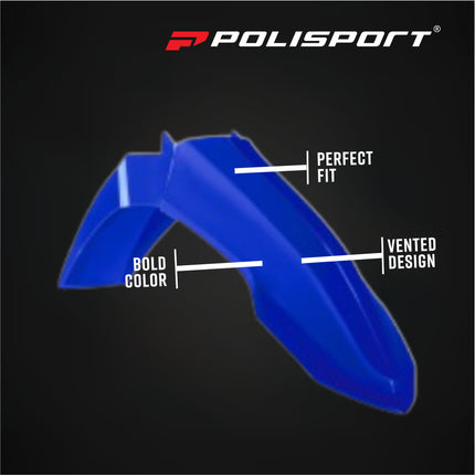 Polisport 91651 Full Replica Plastic Kit for Yamaha YZ450F 2023-2025 & YZ250F 2024-2026 - OEM Color Match Dirt Bike Bodywork - Blue