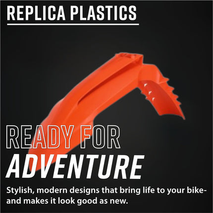 Polisport 91655 Full Plastic Bodywork Kit for KTM EXC, EXC-F, XC-W & XC-FW MY2026 (26->) Orange Replacement Plastics-Fenders, Radiator Scoops, Side Panels, Airbox Covers, Headlight Mask & Fork Guards
