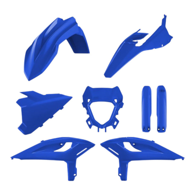 Polisport 91659 Full Plastic Kit for Beta RR 2T/4T (2025+) Racing Blue – Complete Bodywork Set with Front & Rear Fenders, Radiator Scoops, Fork Protectors, Airbox Cover and Headlight Mask