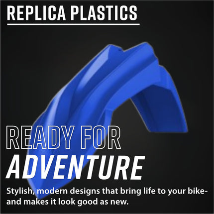 Polisport 91659 Full Plastic Kit for Beta RR 2T/4T (2025+) Racing Blue – Complete Bodywork Set with Front & Rear Fenders, Radiator Scoops, Fork Protectors, Airbox Cover and Headlight Mask