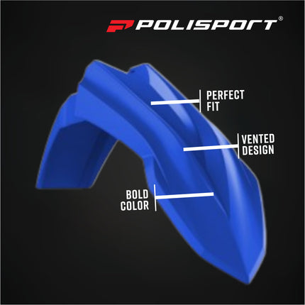 Polisport 91659 Full Plastic Kit for Beta RR 2T/4T (2025+) Racing Blue – Complete Bodywork Set with Front & Rear Fenders, Radiator Scoops, Fork Protectors, Airbox Cover and Headlight Mask