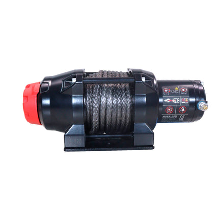 Warn R35-S Rope Winch - 3,500 lb. Pulling Capacity, equipped with 50’ of 7/32” synthetic rope & dash-mounted rocker switch - Fairlead for ATV, UTV, Side by Side, and SXS Recovery & Towing