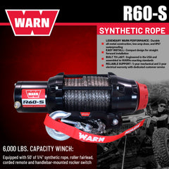 R60-S SYNTHTIC ROPE WINCH