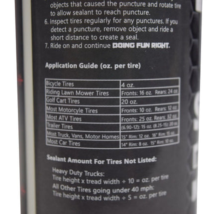MASSFX Premium Flat Preventer Tire Sealant Made in USA (16 oz)