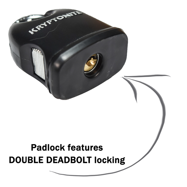 Kryptonite 210412 Kryptoflex 818 Looped Cable and Key Padlock 6'