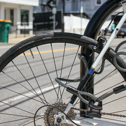 Kryptonite KryptoFlex 818 Looped Cable and Key Padlock - 4 ft. Long, 5/16" Diameter Cable with Keys for Bicycles; E-Bikes; Scooters (210412)