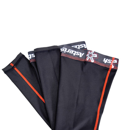 Asterisk Banded Undersleeve for Knee Protector Braces for Motocross, Snowboarding, Wakeboarding, Off-Roading, & More - Size: Large