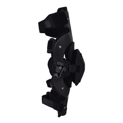Asterisk Carbon Cell One - Advanced Knee Protector Brace (Right Only) for Motocross, Snowboarding, Wakeboarding, Off-Roading, Football, & More - Size Large