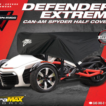 Nelson Rigg Defender Extreme Half Cover fits Can-Am Spyder F3-T (Saddlebags only), RT, RT-S, RT-Limited, RT-S Special - Durable, Heavy-Duty, Weatherproof Protection for Optimal Storage