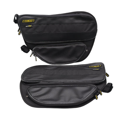 Nelson-Rigg Maverick Rear Door Bag Set, Featuring Waterproof UltraMax Polyester, Large & Small Pockets with Zippered Compartments, UV Protection, & Easy-Install Hook-and-Loop Fasteners
