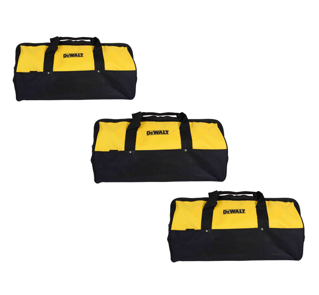 DeWalt 24" Heavy-Duty Ballistic Nylon Contractor Tool Bag (3 Pack)