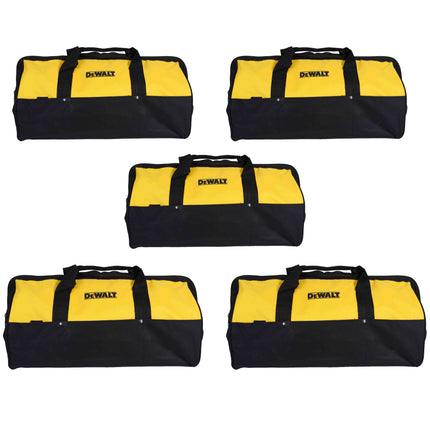 DeWalt 24" Heavy-Duty Ballistic Nylon Contractor Tool Bag (5 Pack)