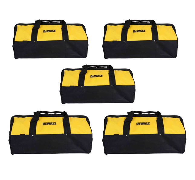 DeWalt 24" Heavy-Duty Ballistic Nylon Contractor Tool Bag (5 Pack)