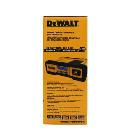 DeWalt DXAEC100 Professional 30 Amp Battery Charger, Battery Maintainer, Battery Trickle Charger