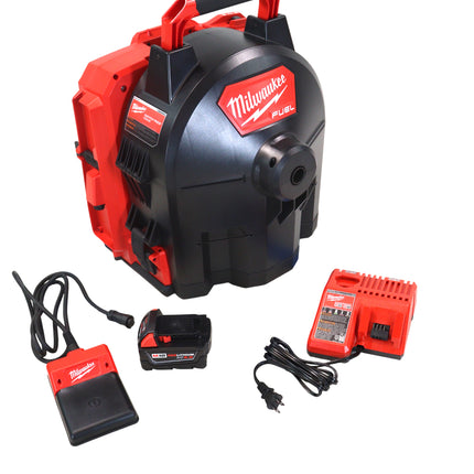 Milwaukee 2775A-211 M18 Fuel Switch Pack Sectional Drum Machine with 5/16