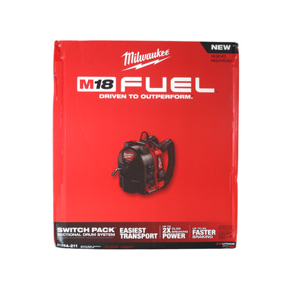 Milwaukee 2775A-211 M18 Fuel Switch Pack Sectional Drum Machine with 5/16