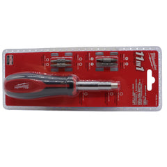 Milwaukee 48-22-2761 11-in-1 Multi-Tip Screwdriver with Square Drive Bits
