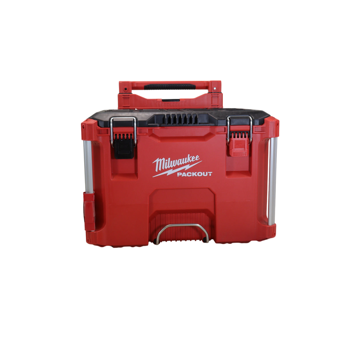 Milwaukee PACKOUT 22 in. Rolling Modular Tool Box, Heavy-Duty Rolling Storage with Industrial-Grade Extendable Handle, Impact-Resistant Polymer Construction, Modular Connectivity for Tools & Acc.