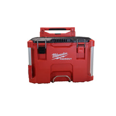 Milwaukee PACKOUT 22 in. Rolling Modular Tool Box, Heavy-Duty Rolling Storage with Industrial-Grade Extendable Handle, Impact-Resistant Polymer Construction, Modular Connectivity for Tools & Acc.