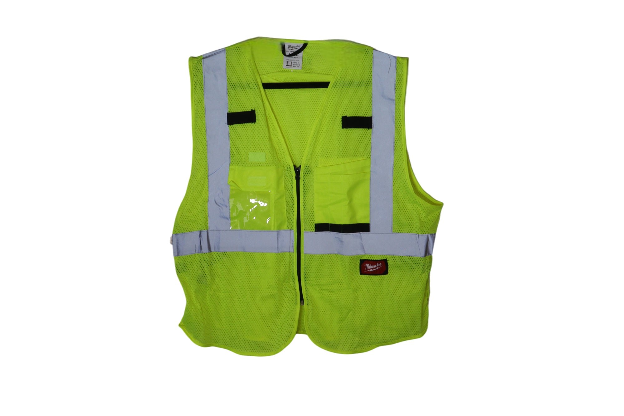 Milwaukee 48-73-5112 Class 2 High Visibility Yellow Mesh Safety Vest - L/XL