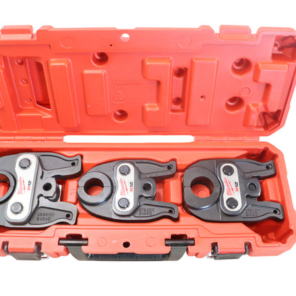 Milwaukee 49‑16‑2496 1/2"–1" IPS‑P Press Jaw Kit for M12 FORCE LOGIC Press Tool – Carbon & Stainless Steel Pipe Fittings