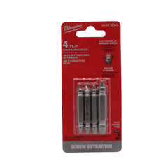 Milwaukee 49-57-9001 4PC M2 Steel Screw Extractor Set