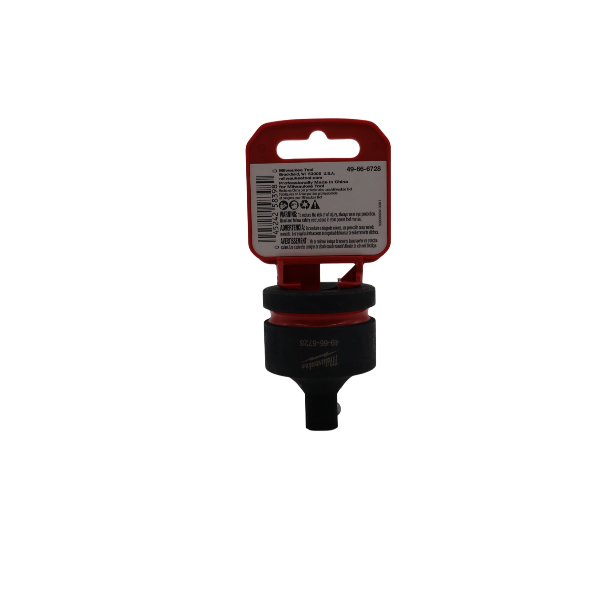 Milwaukee 49-66-6728 SHOCKWAVE Impact Duty 3/4" Drive 1/2" Drive Reducer