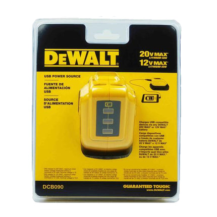 Dewalt DCB090 12/20-Volts MAX Lithium-Ion 2-Port USB Power Source