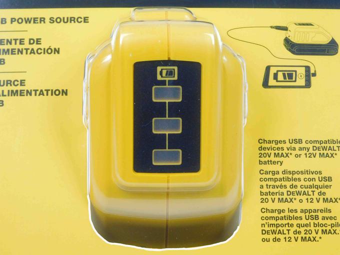 Dewalt DCB090 12/20-Volts MAX Lithium-Ion 2-Port USB Power Source