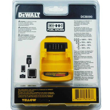 Dewalt DCB090 12/20-Volts MAX Lithium-Ion 2-Port USB Power Source