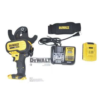 DeWalt DCE155D1 20V MAX Cordless ACSR Cable Cutting Tool Kit – High-Torque, Compact Design, Cuts Aluminum and Steel Cables with Ease, Includes 2.0Ah Battery & Charger