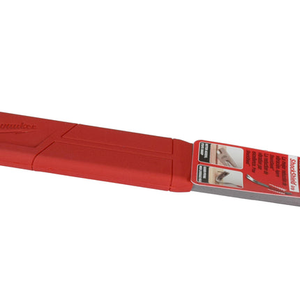 Milwaukee 15" Heavy-Duty Pry Bar with SHOCKSHIELD™ Vibration-Reducing Grip, High Leverage Shepard’s Hook Head, Beveled Edge Claws, Forged Steel Construction – Professional Hand Tool