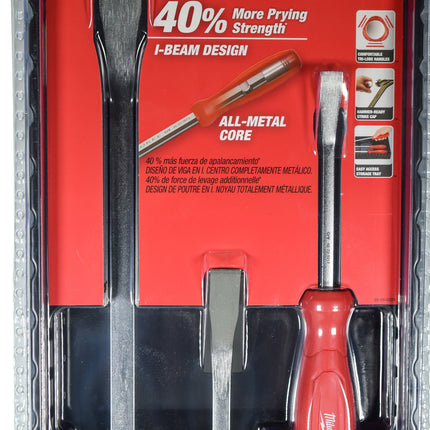 Milwaukee 48-22-9214 4 Piece Pry Bar Set
